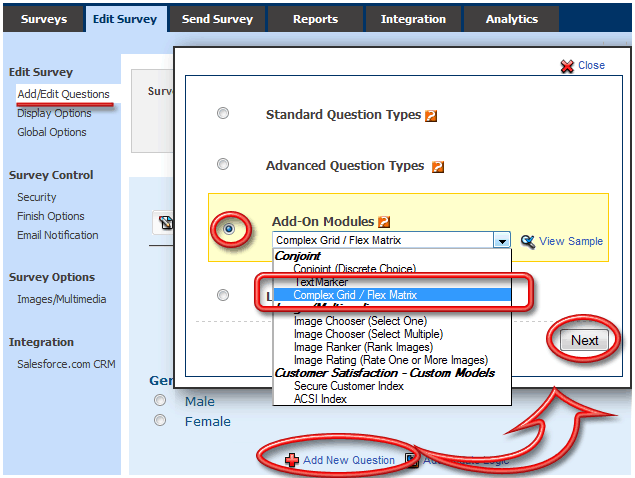 Survey Software Help Image